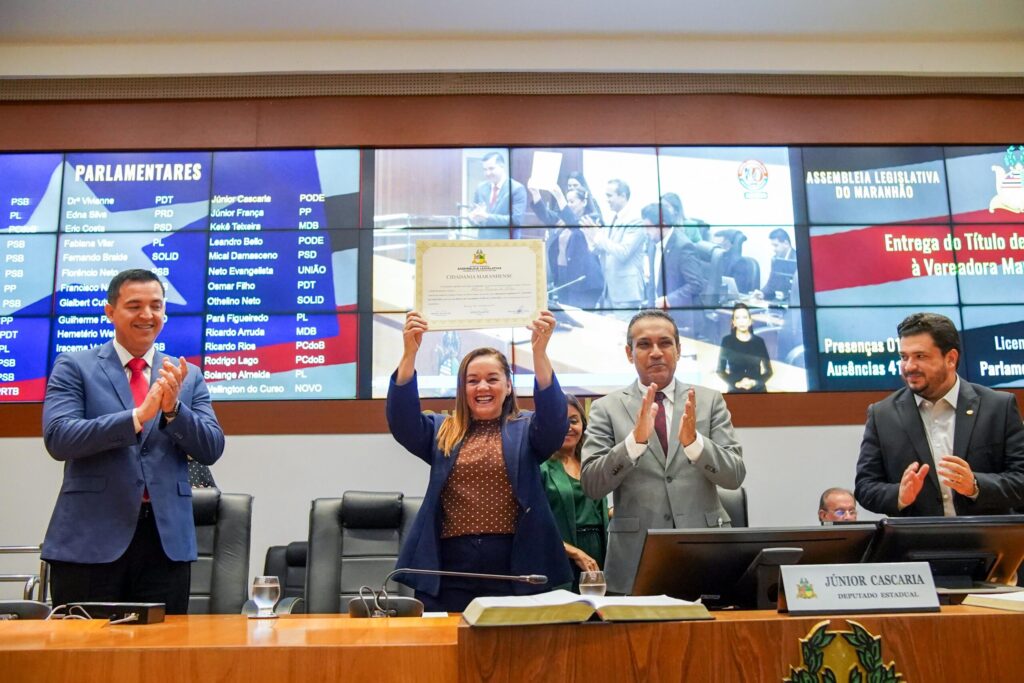 Assembleia Legislativa entrega título de ‘Cidadã Maranhense’ à vereadora Rosana da Saúde