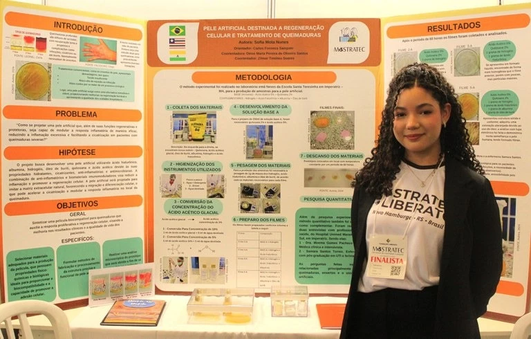 Estudante de Imperatriz é premiada na Regeneron ISEF 2025, nos Estados Unidos