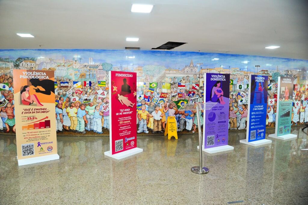 Exposição “Vozes Silenciosas” encerra Agosto Lilás na Alema e reforça combate à violência contra as mulheres